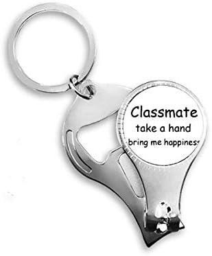חבר לכיתה קח יד הביא לי אושר ציפורני ניפר טבעת מפתח בקבוקי שרשרת פותחן