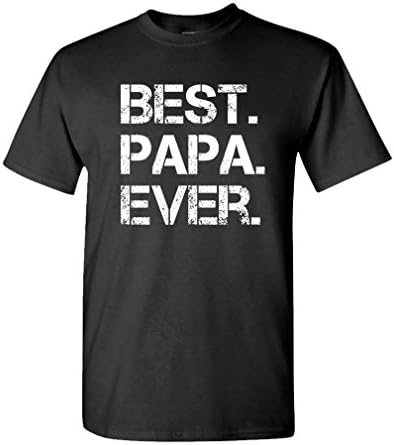 יום האבות הטוב ביותר פאפא בדיחה מתנה מצחיקה אי פעם - חולצת טריקו כותנה לגברים