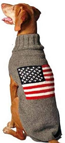 סוודר כלבי דגל אמריקאי