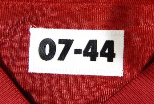 2007 סן פרנסיסקו 49ers דרו אולסון 7 משחק הונחה אדום ג'רזי 44 DP37120 - משחק קולג 'משומש גופיות