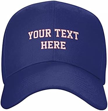 כובעים מותאמים אישית, כובע בייסבול רך, טקסט מותאם אישית &כובעי אבא תמונה, כובע מותאם אישית לגברים &