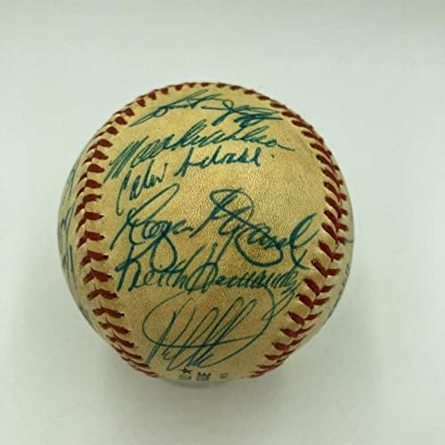 1985 קבוצת Mets של ניו יורק חתמה על הבייסבול של הליגה הלאומית גארי קרטר JSA COA - כדורי בייסבול עם חתימה
