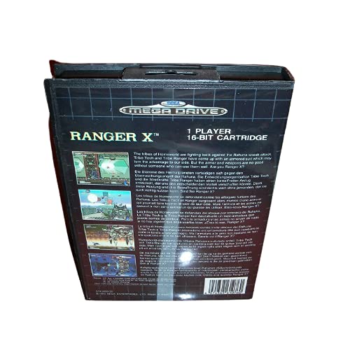 Aditi Ranger x Eu Cover עם קופסא ומדריך לסגה מגדרייב ג'נסיס קונסולת משחקי וידאו 16 סיביות כרטיס MD