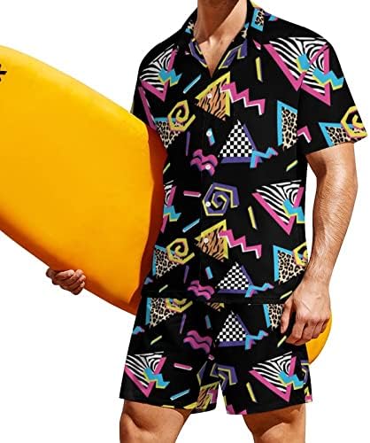 חולצות בהוואי ומכנסיים קצרים של Aohanan מגדירים תלבושת חוף יבש מהירה 2 יחידות