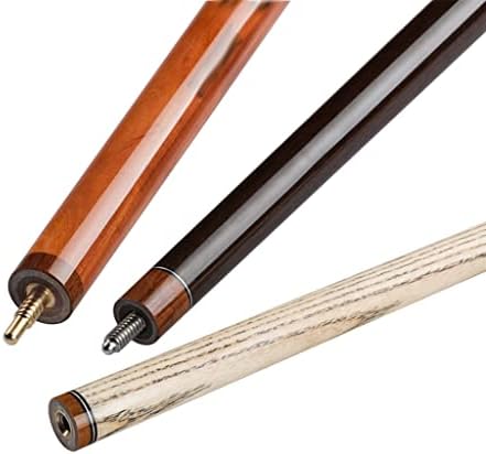 Walnuta Billiard Stick 14 ממ קצה 142 סמ אפר מעץ מלא ידית עור מלא