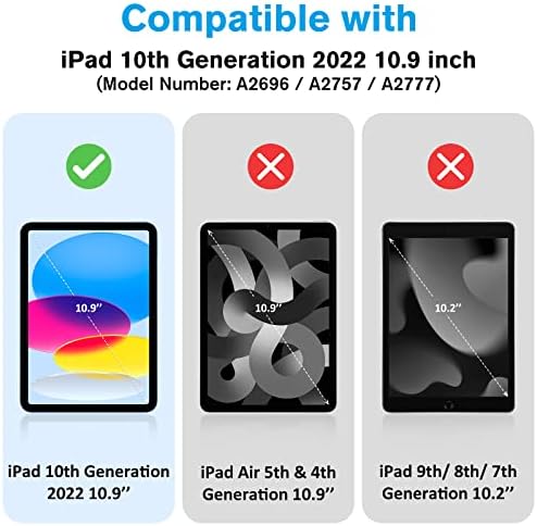 Procase for iPad Case Deneration 1022 IPad 10.9 אינץ